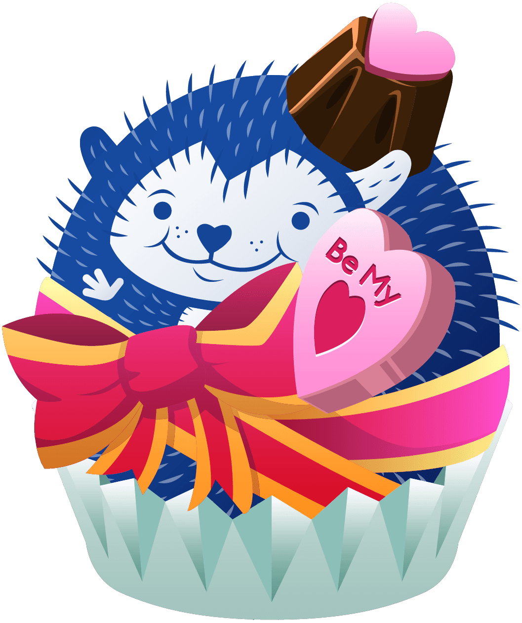 Hedgie with color #144597