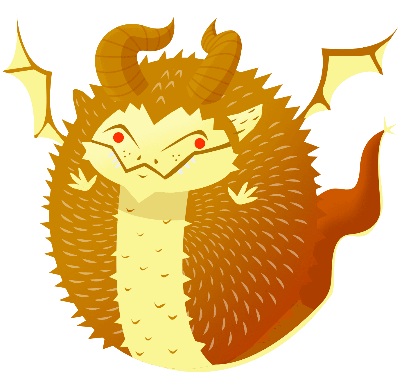 Hedgie with color #c98500