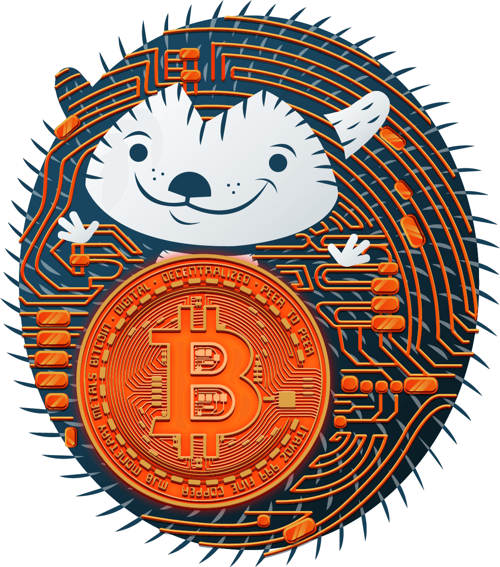 Hedgie with color #164058